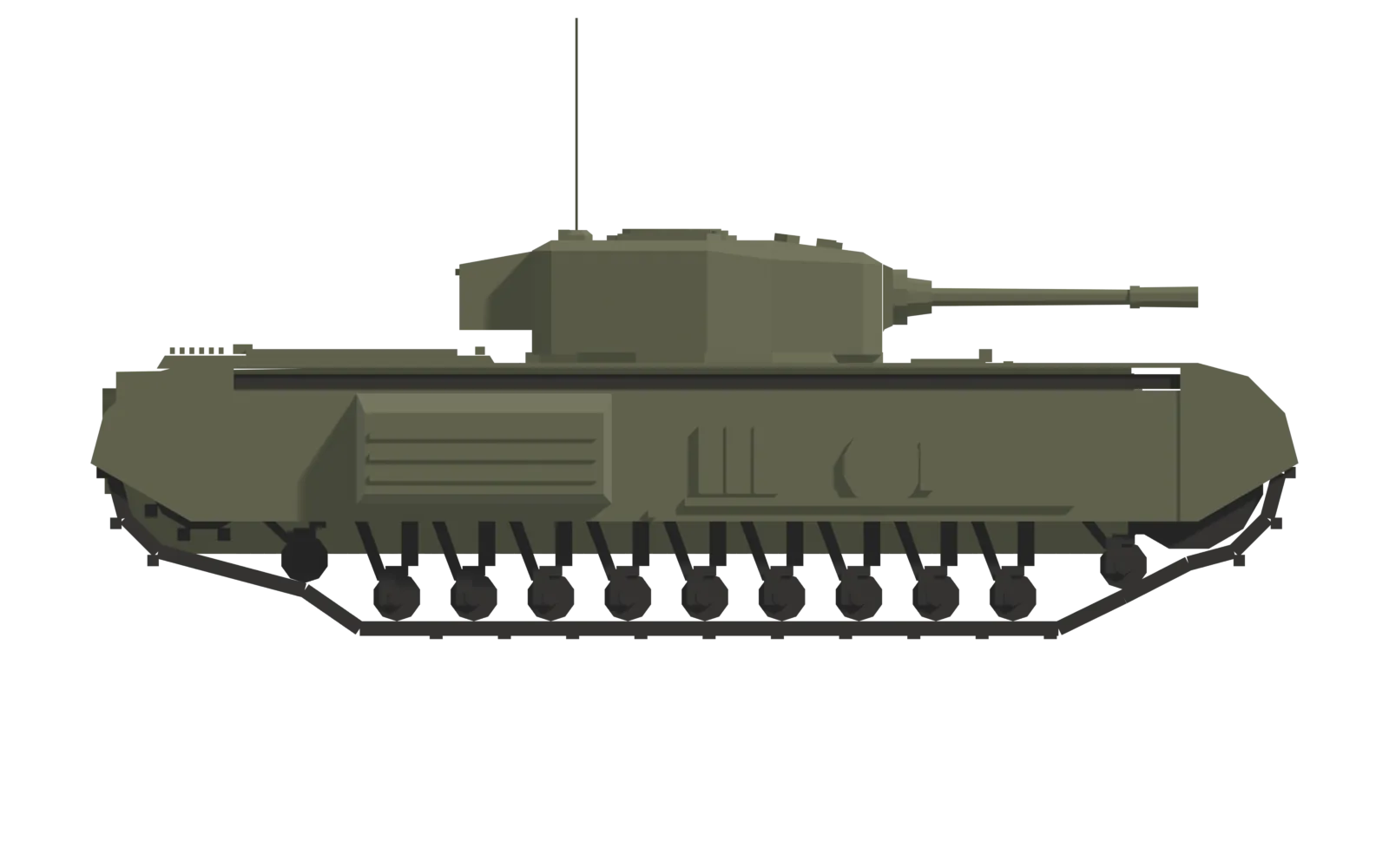 Churchill VII, side