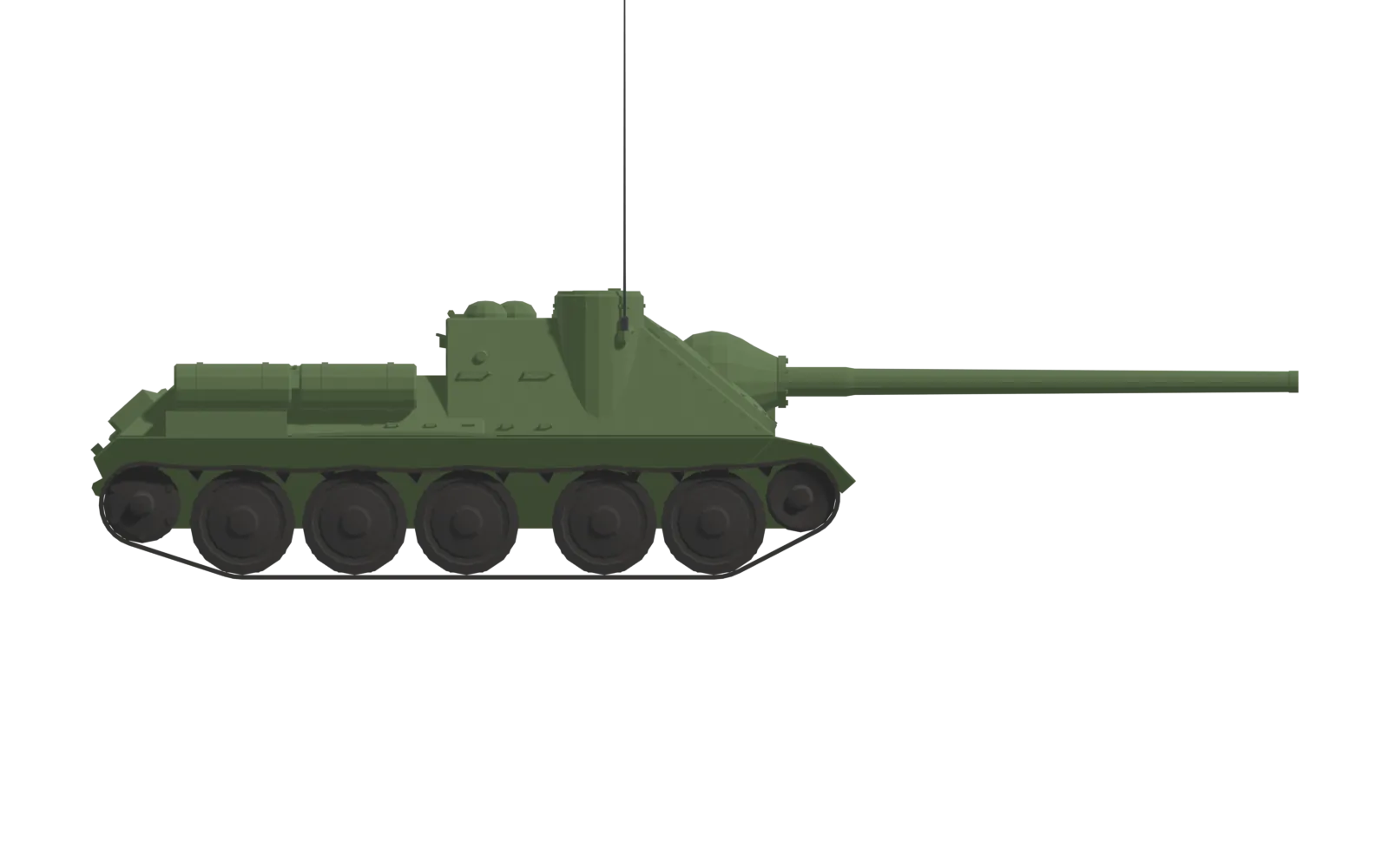 SU-100, side