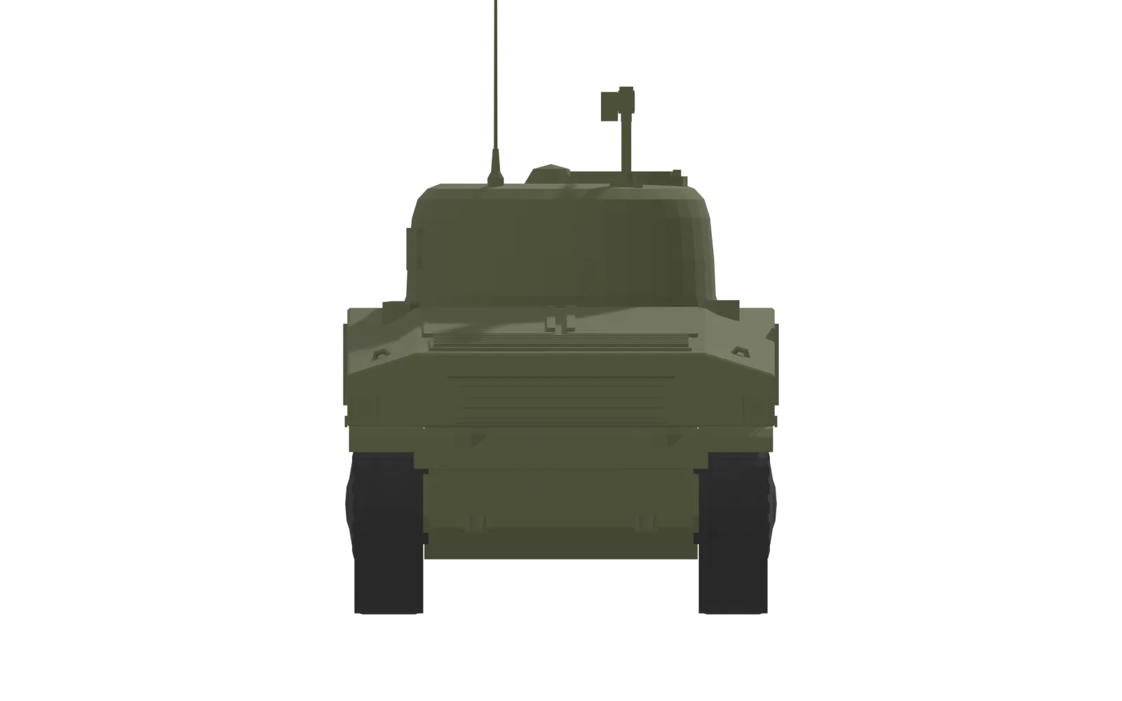 M4 Sherman, rear