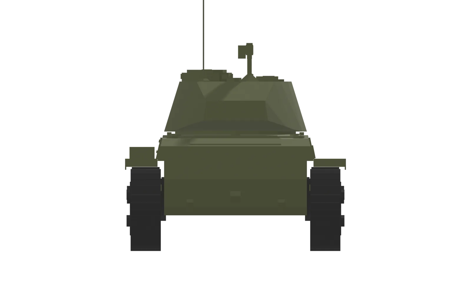 M24 Chaffee, rear