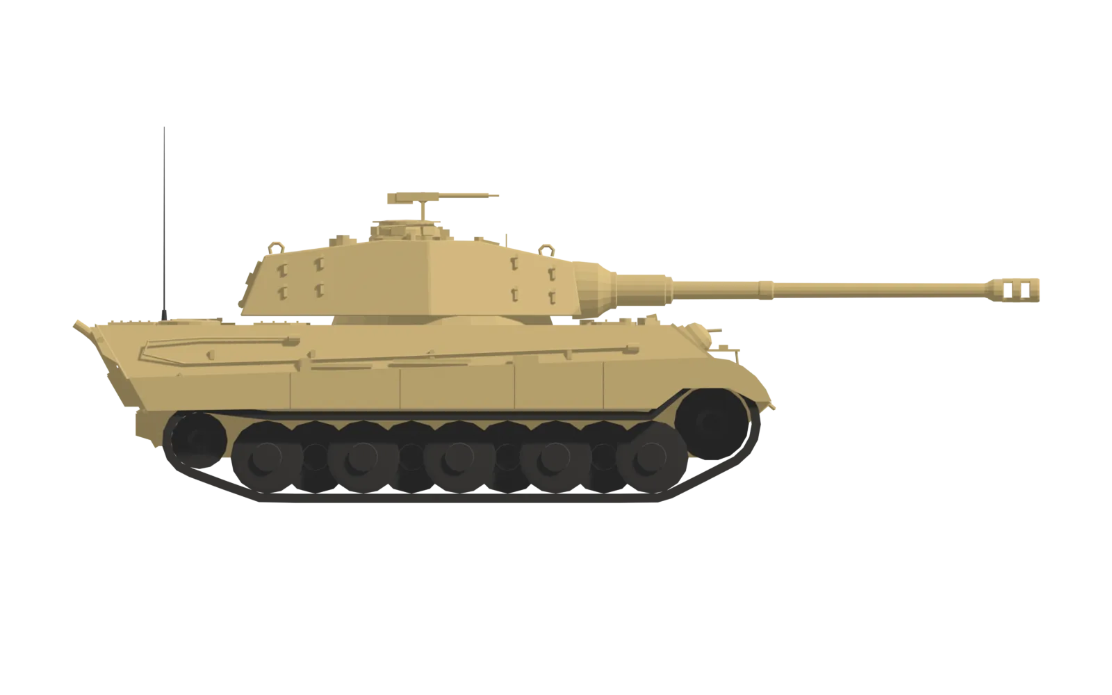 Tiger II, side
