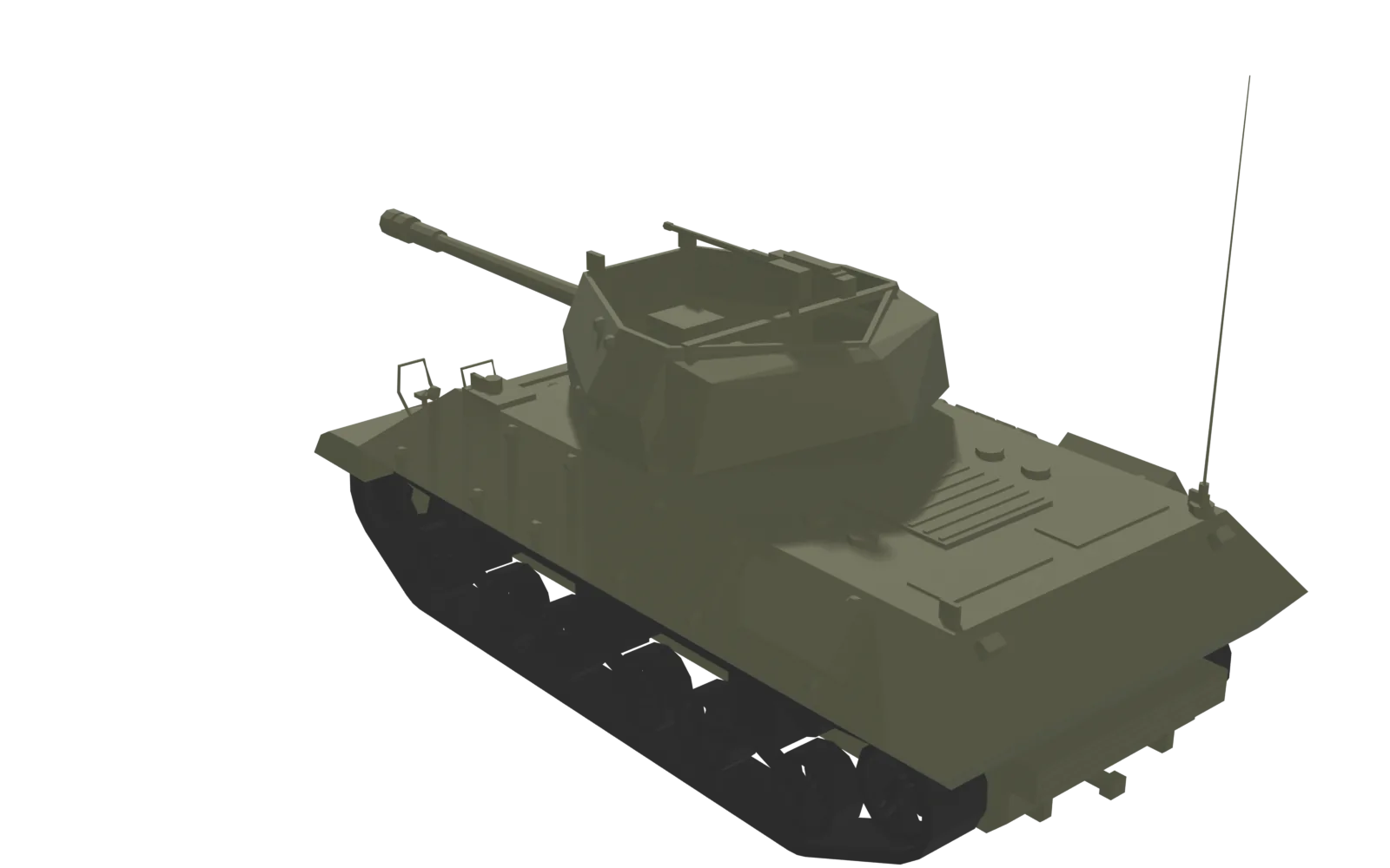 17pdr SP Achilles, rear three-quarter