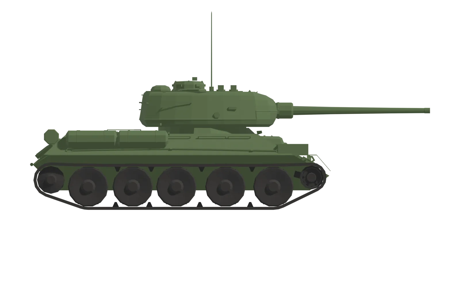 T-34-85, side