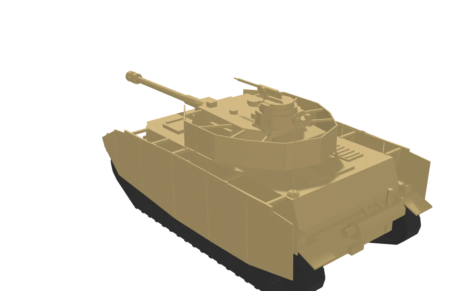 Panzer IV Ausf. H, rear three-quarter