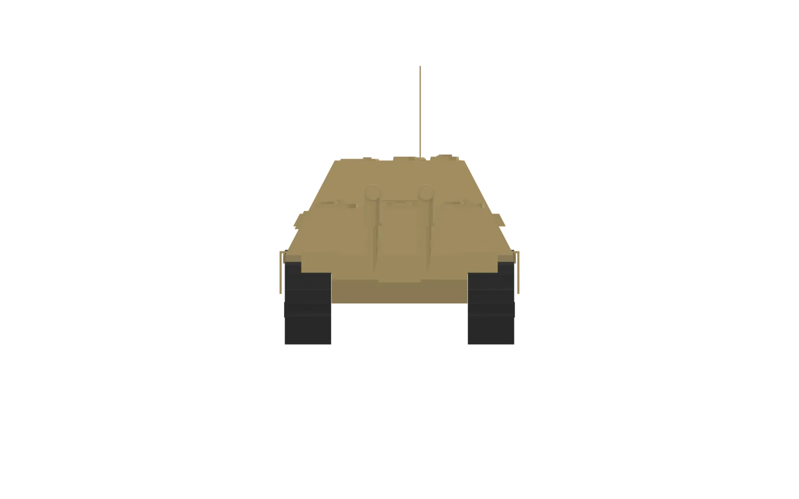 Jagdpanther, rear
