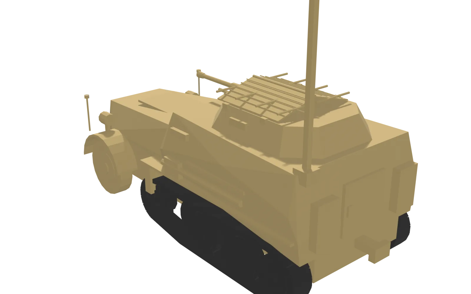Sd.Kfz. 250/9, rear three-quarter