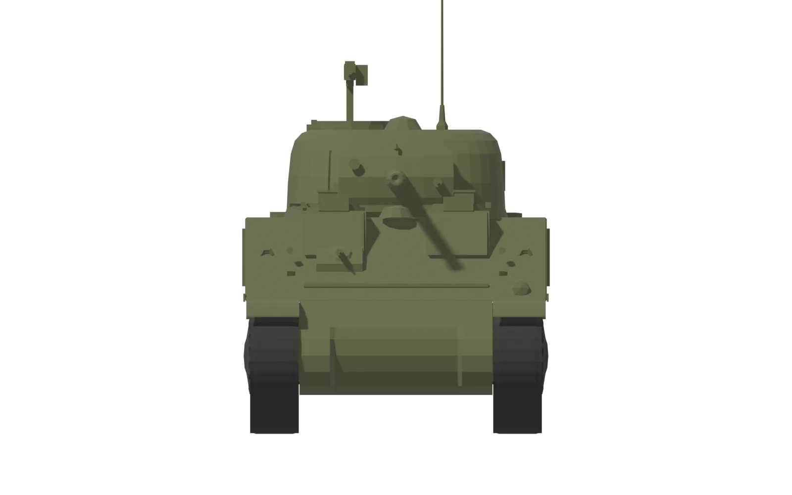 M4 Sherman, front