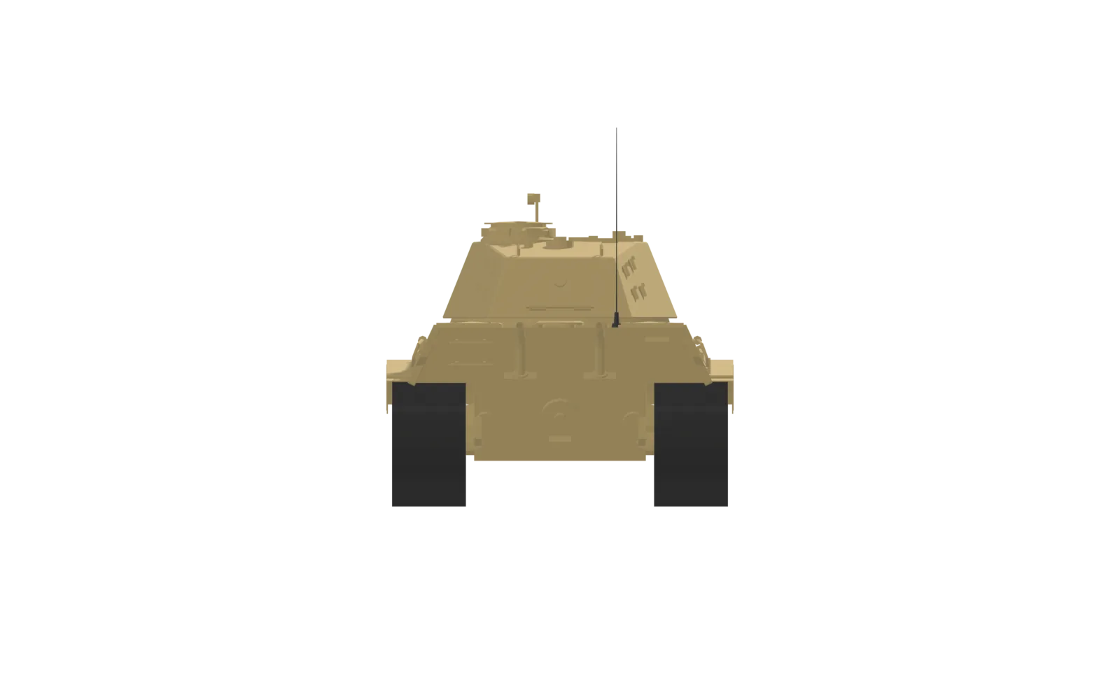 Tiger II, rear