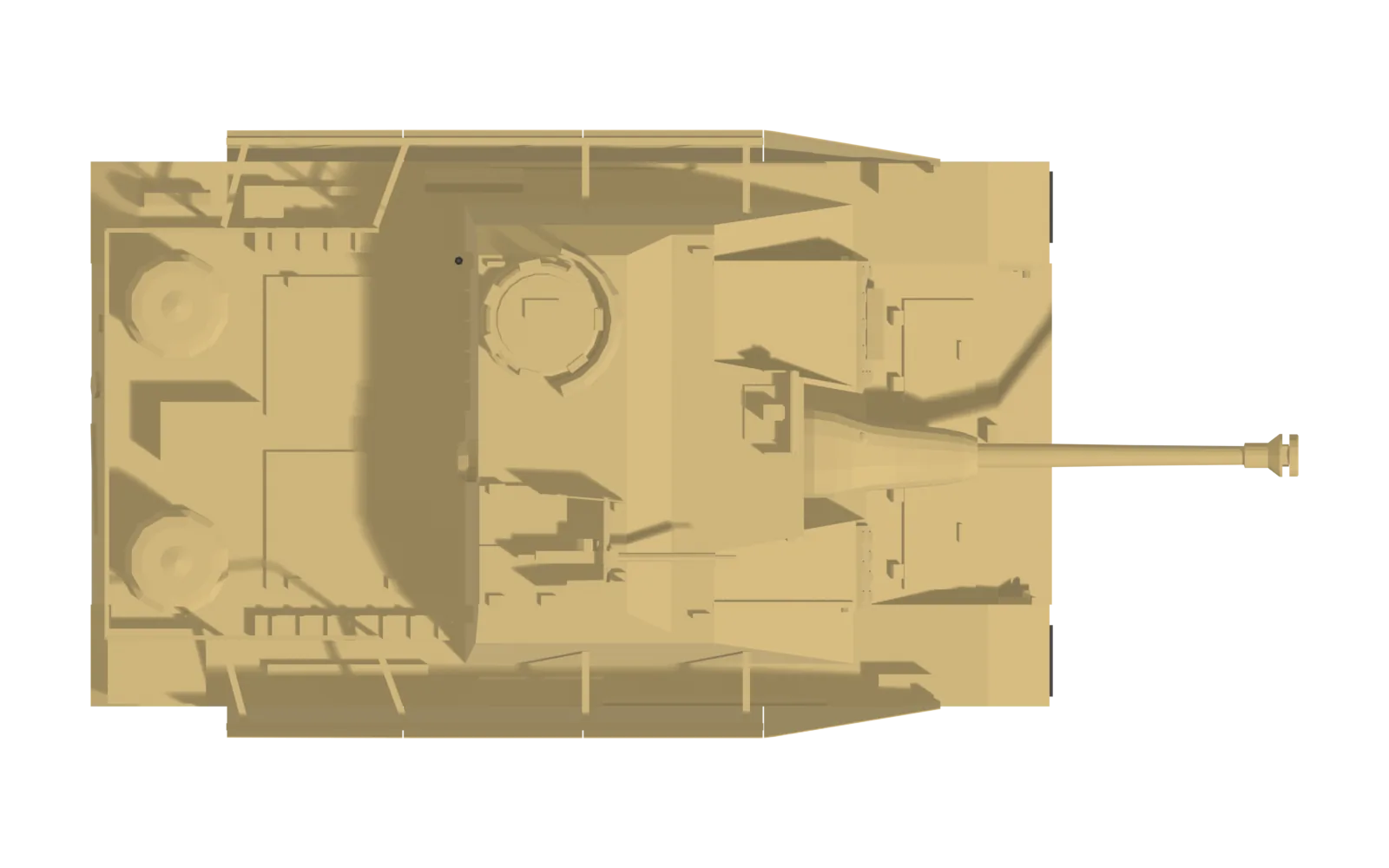 StuG III Ausf. G, top