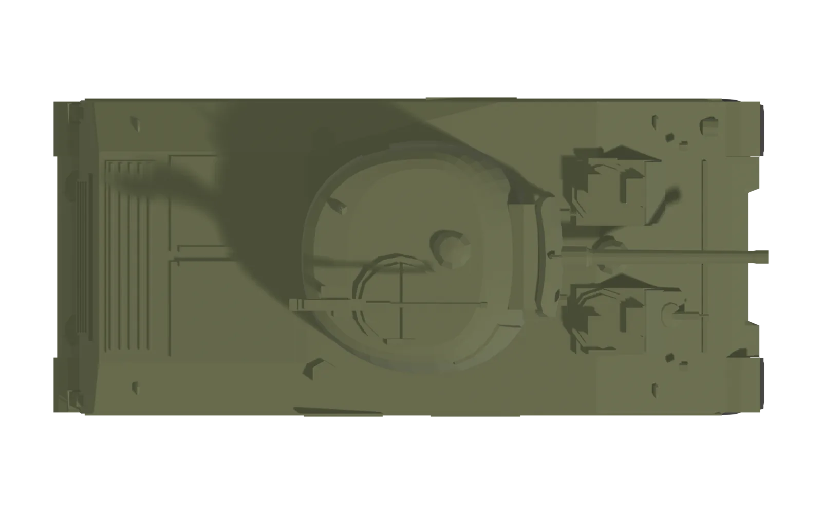 M4 Sherman, top