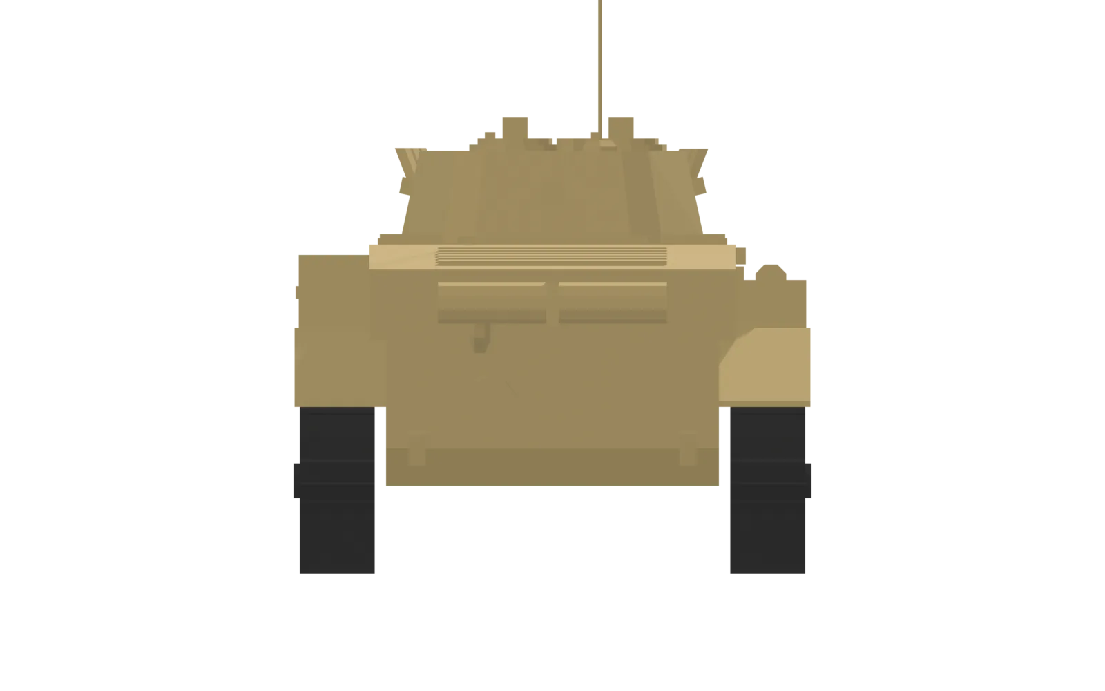 Panzer II Luchs, rear