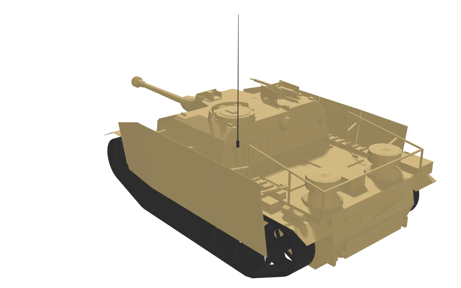 StuG III Ausf. G, rear three-quarter