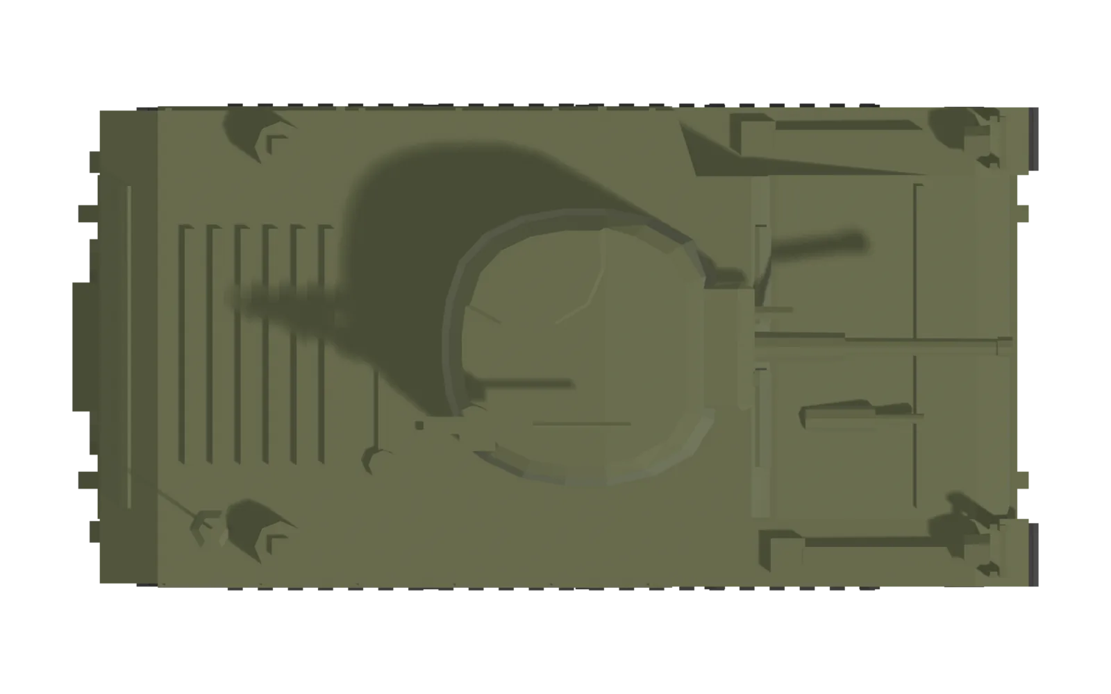 M3A1 Stuart, top