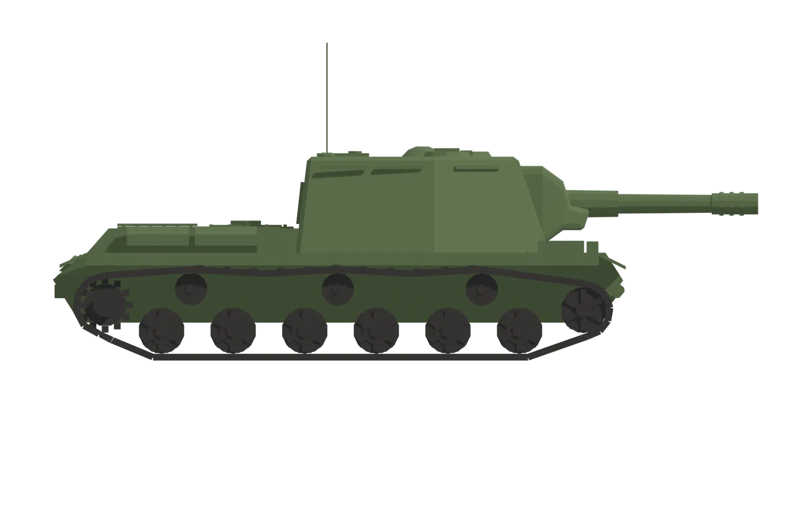 ISU-152, side