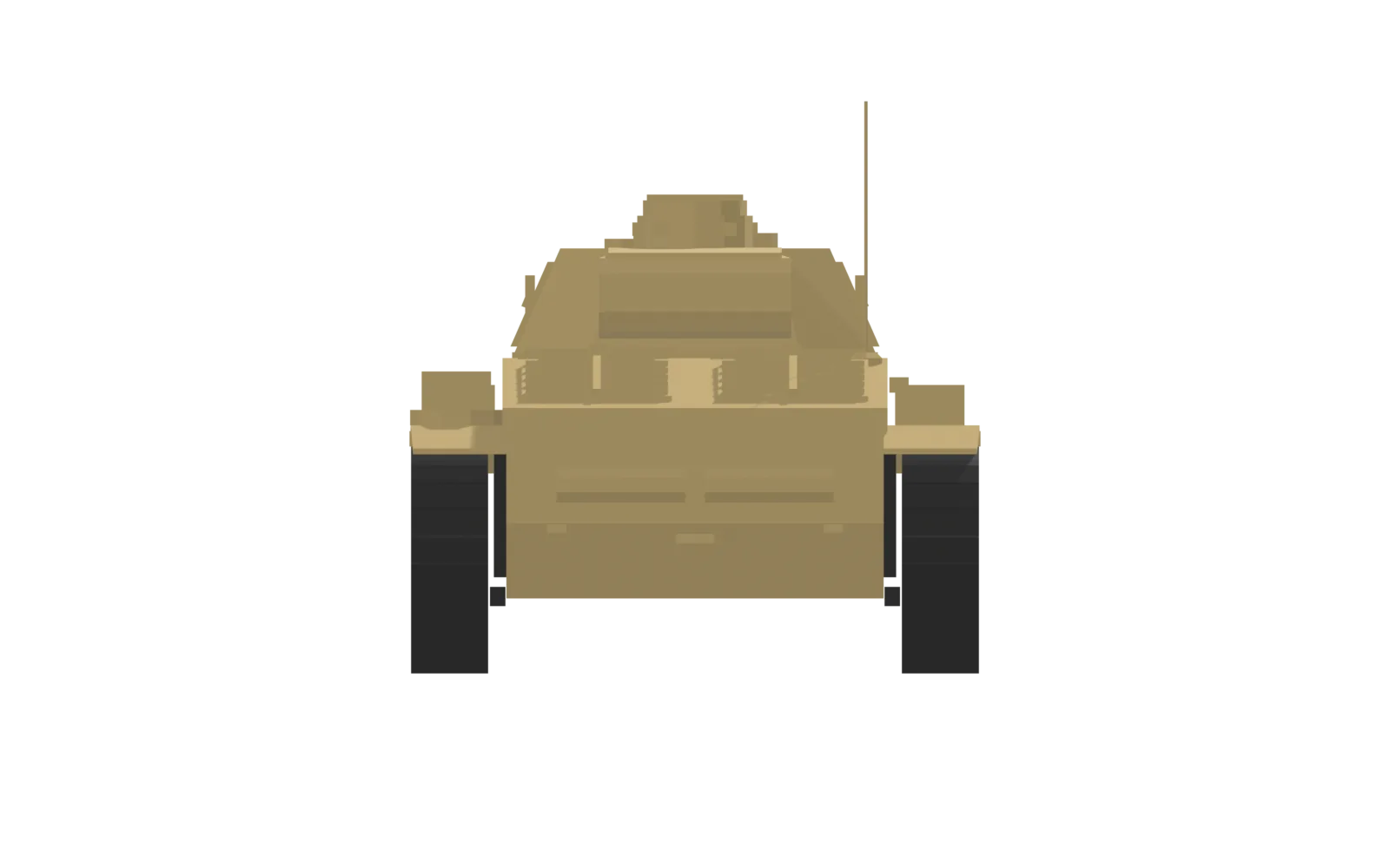 Panzer III Ausf. L, rear