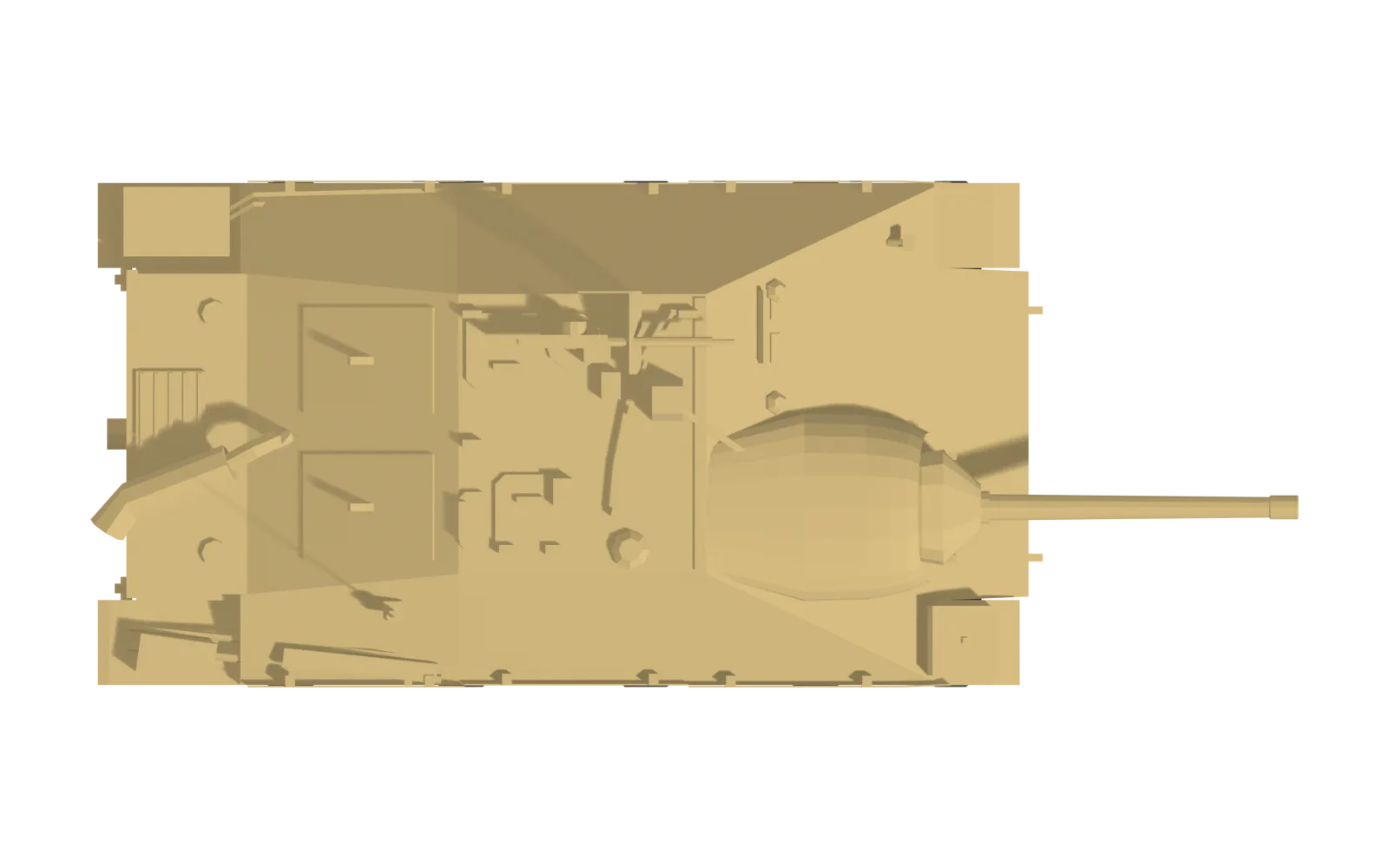 Jagdpanzer 38 Hetzer, top
