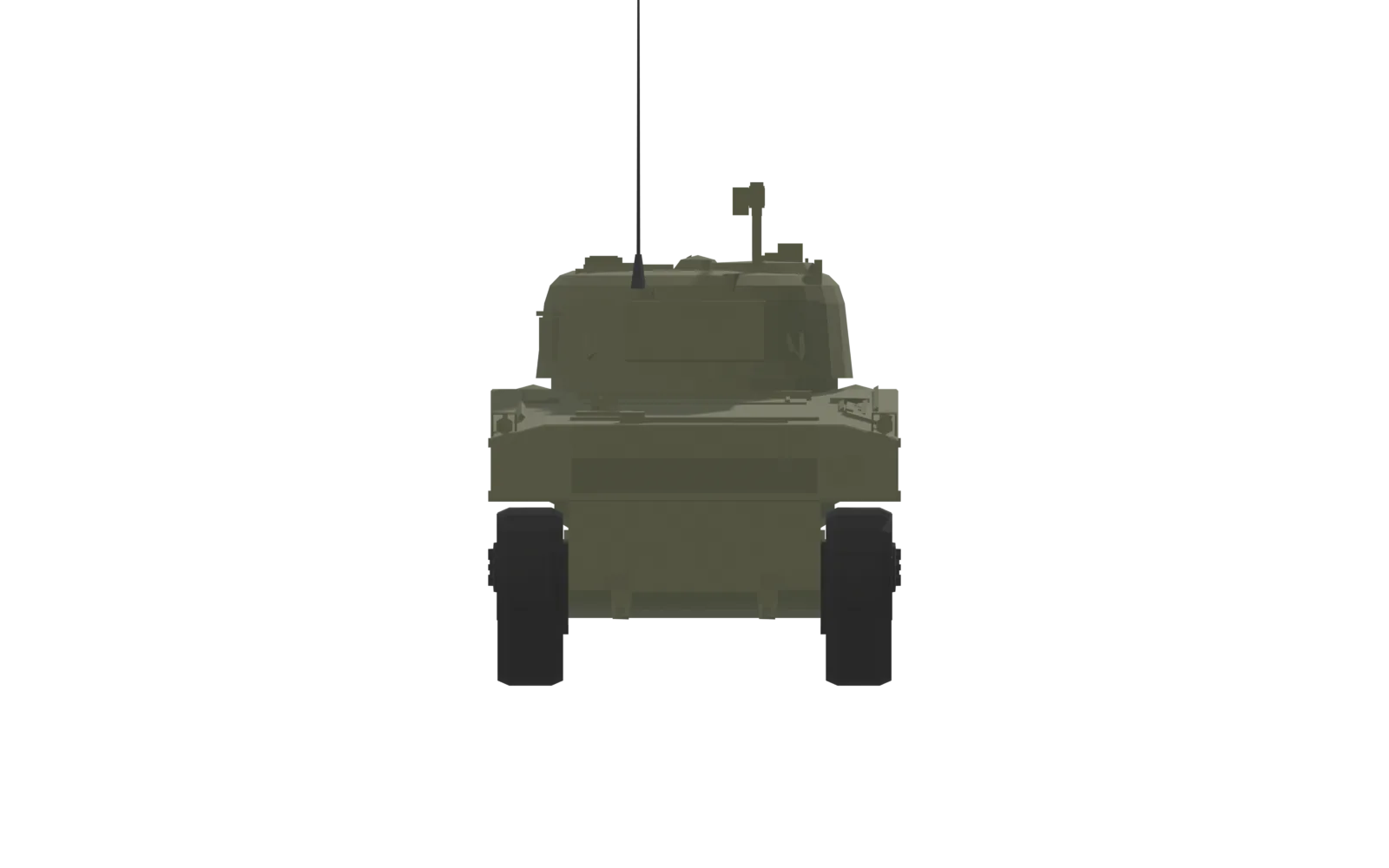 Sherman Firefly, rear