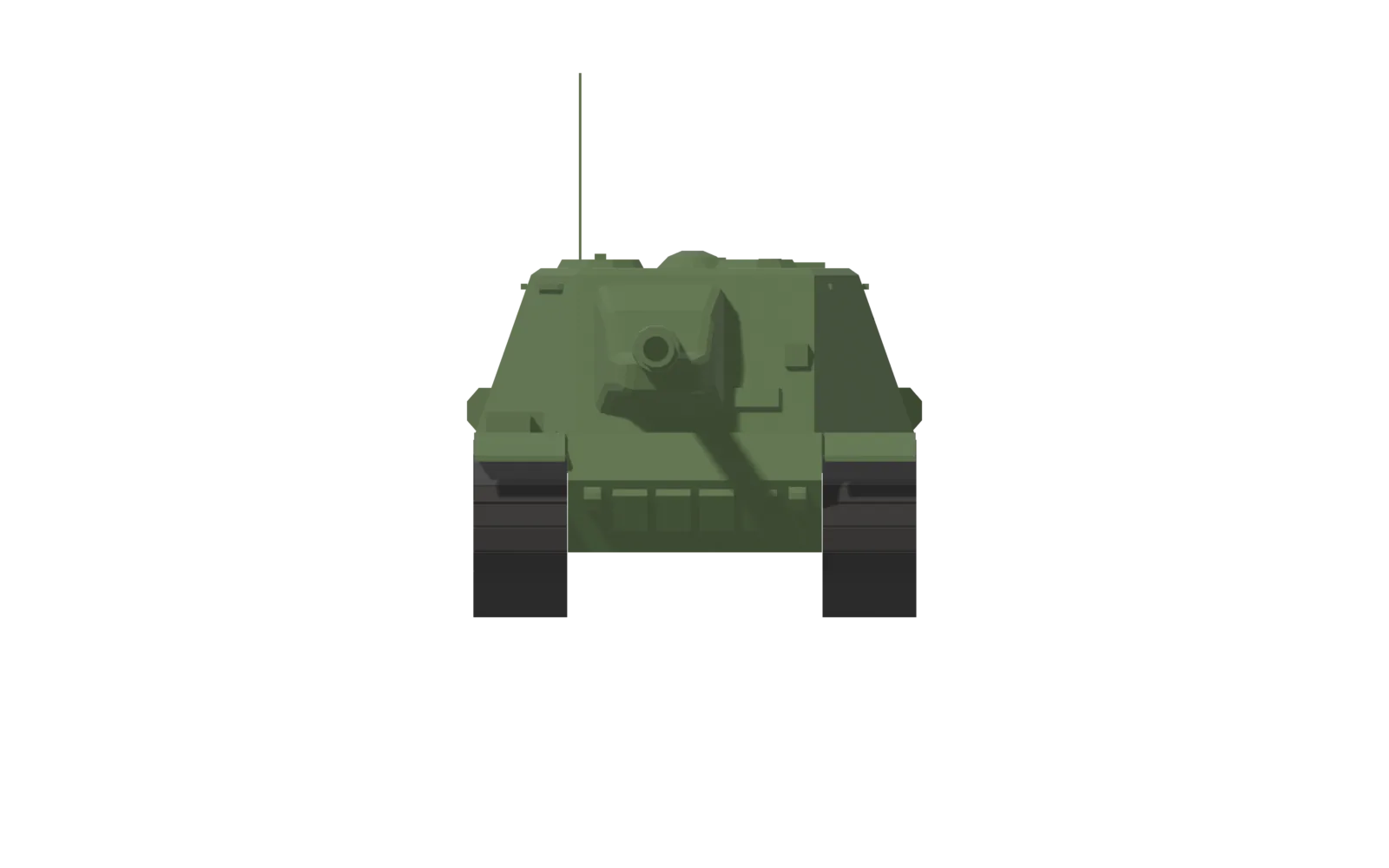 ISU-152, front