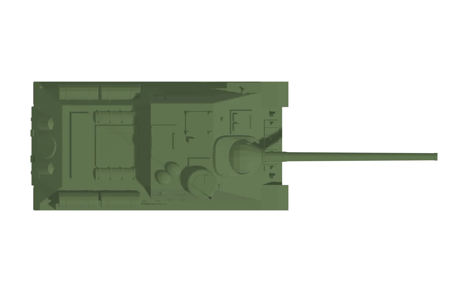 SU-100, top