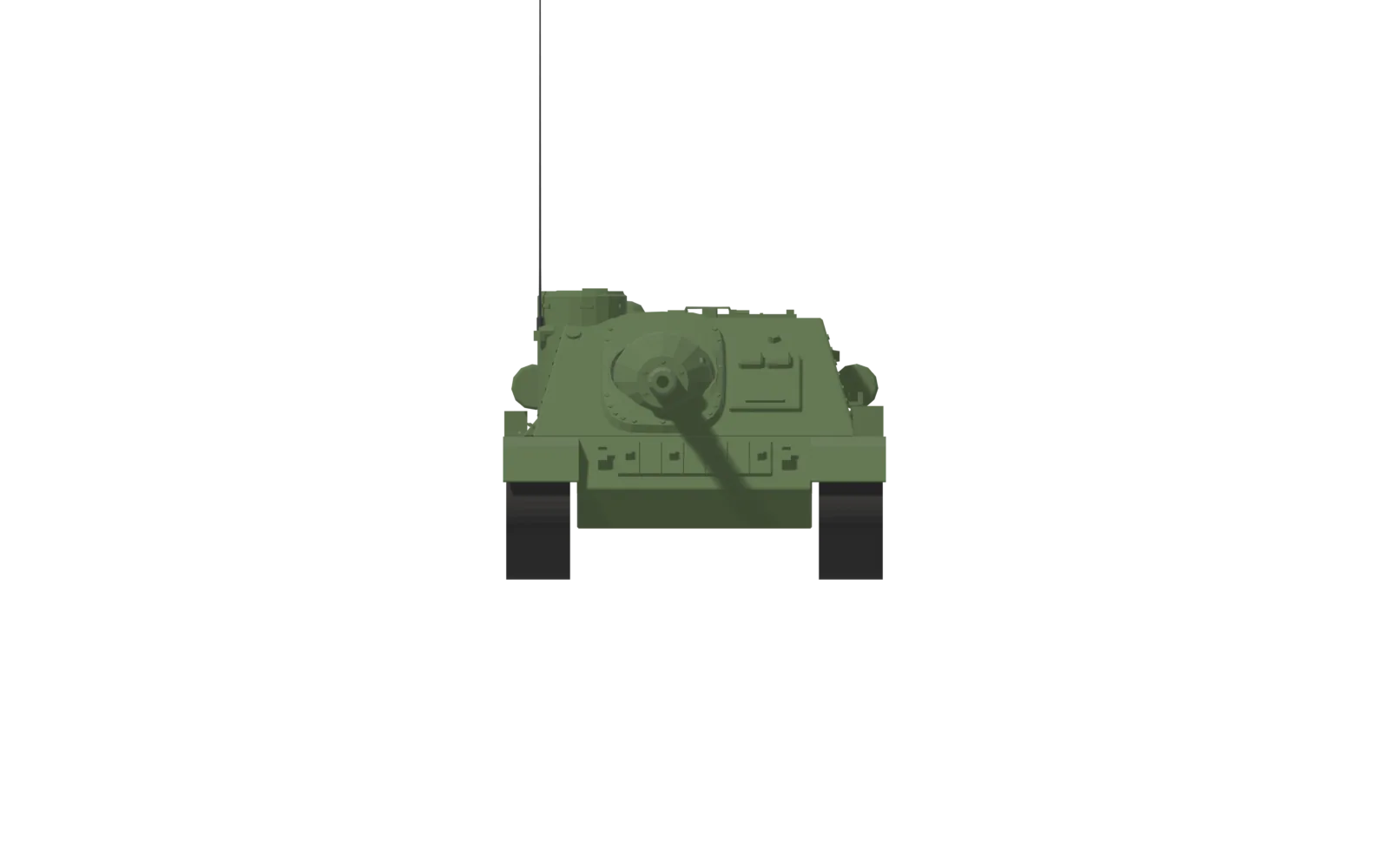 SU-100, front