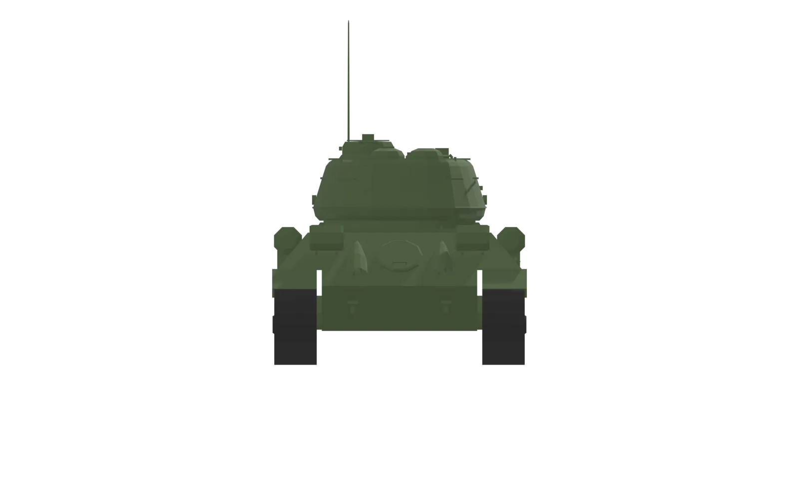 T-34-85, rear
