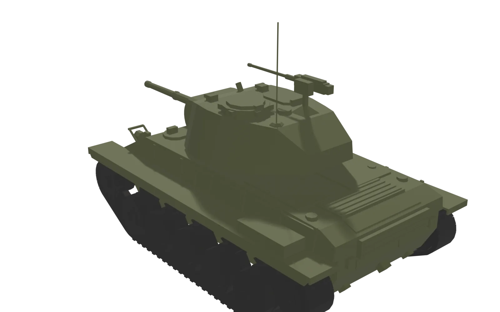 M24 Chaffee, rear three-quarter