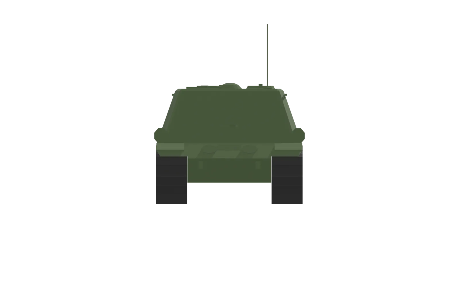 ISU-152, rear