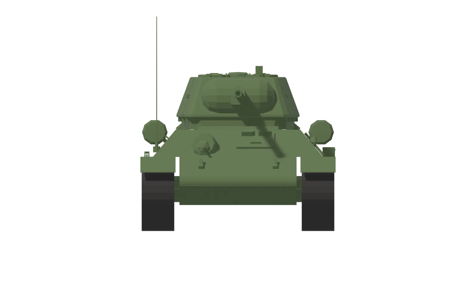 T-34/76, front
