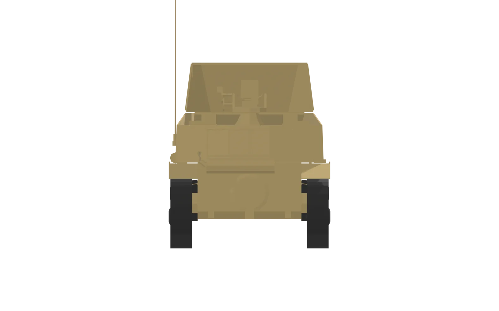 Marder III, rear