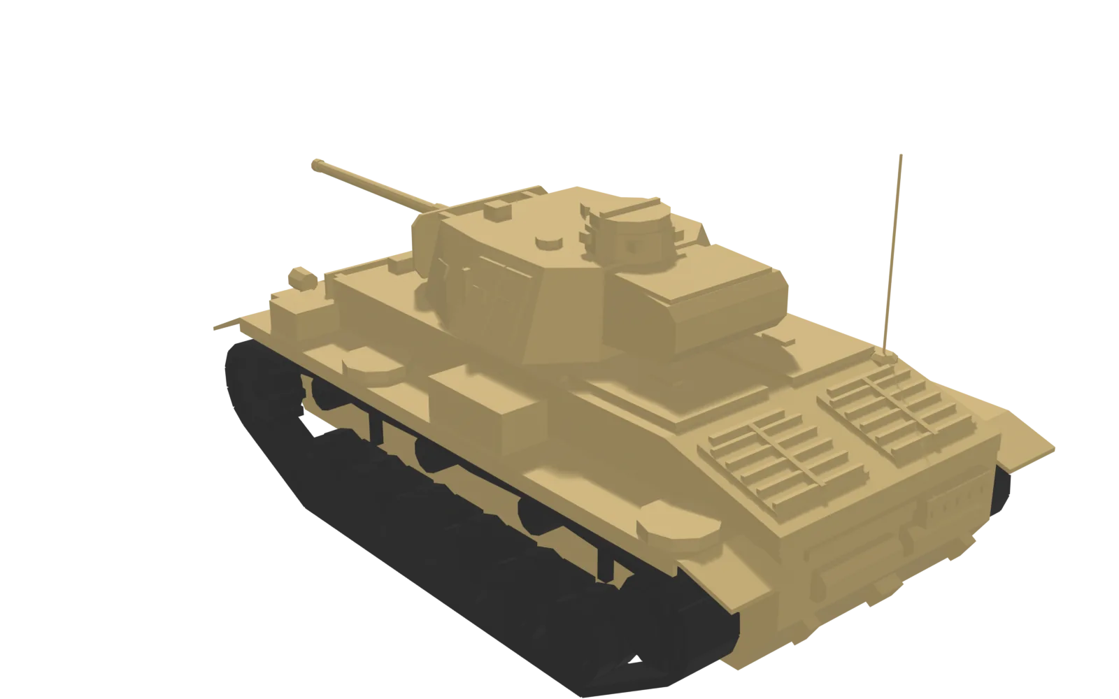 Panzer III Ausf. L, rear three-quarter