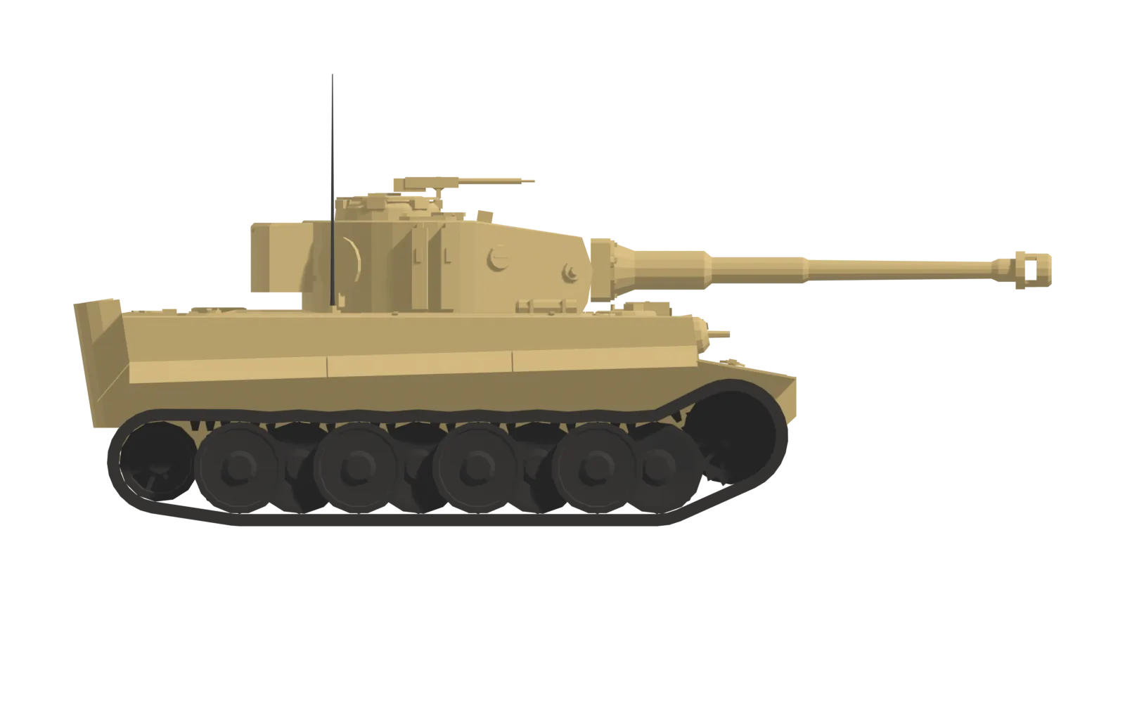 Tiger I, side