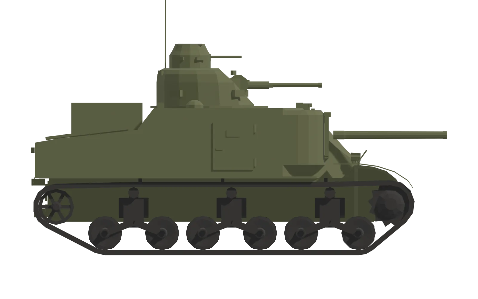 M3 Lee, side