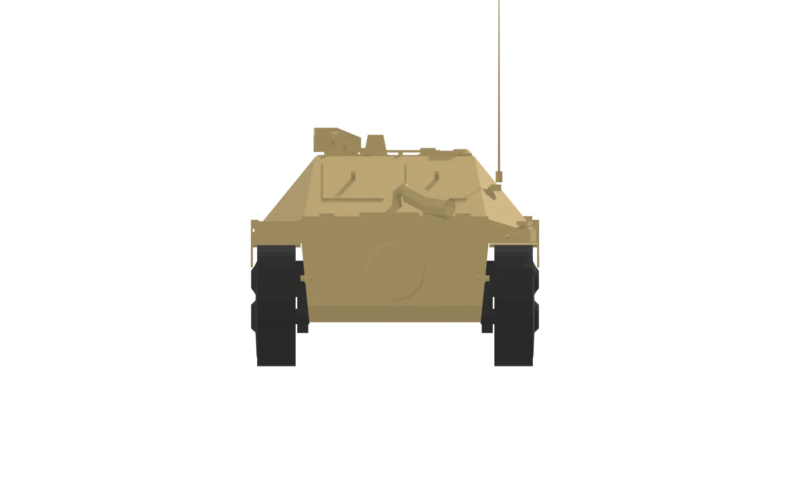 Jagdpanzer 38 Hetzer, rear