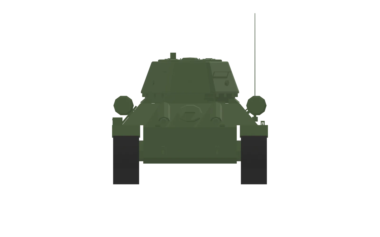 T-34/76, rear