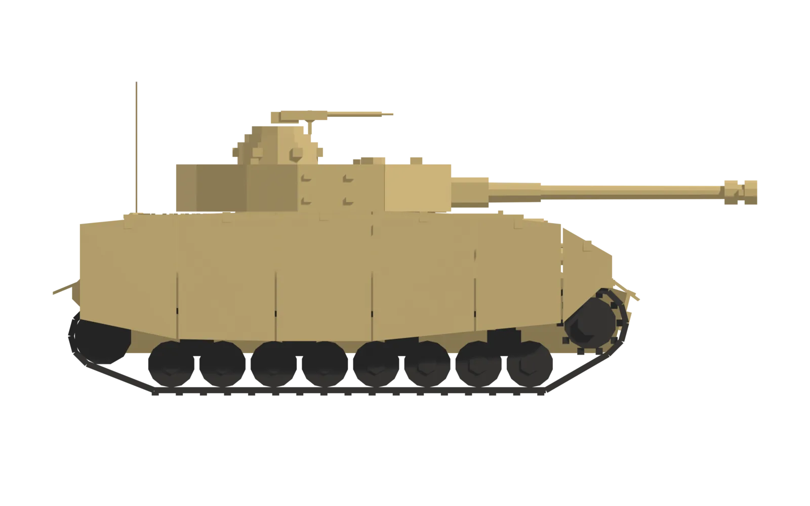 Panzer IV Ausf. H, side