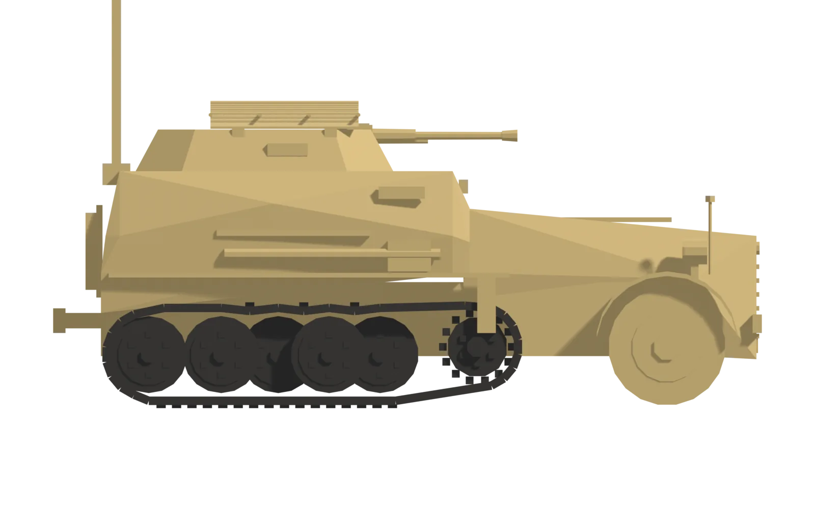 Sd.Kfz. 250/9, side