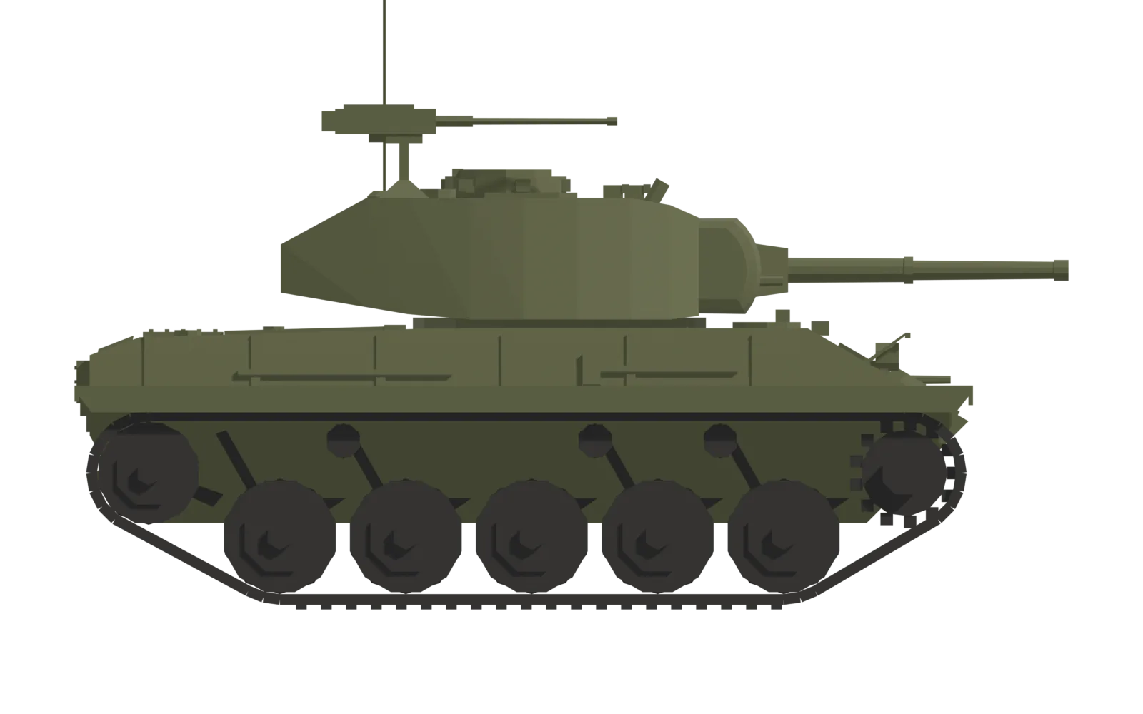 M24 Chaffee, side