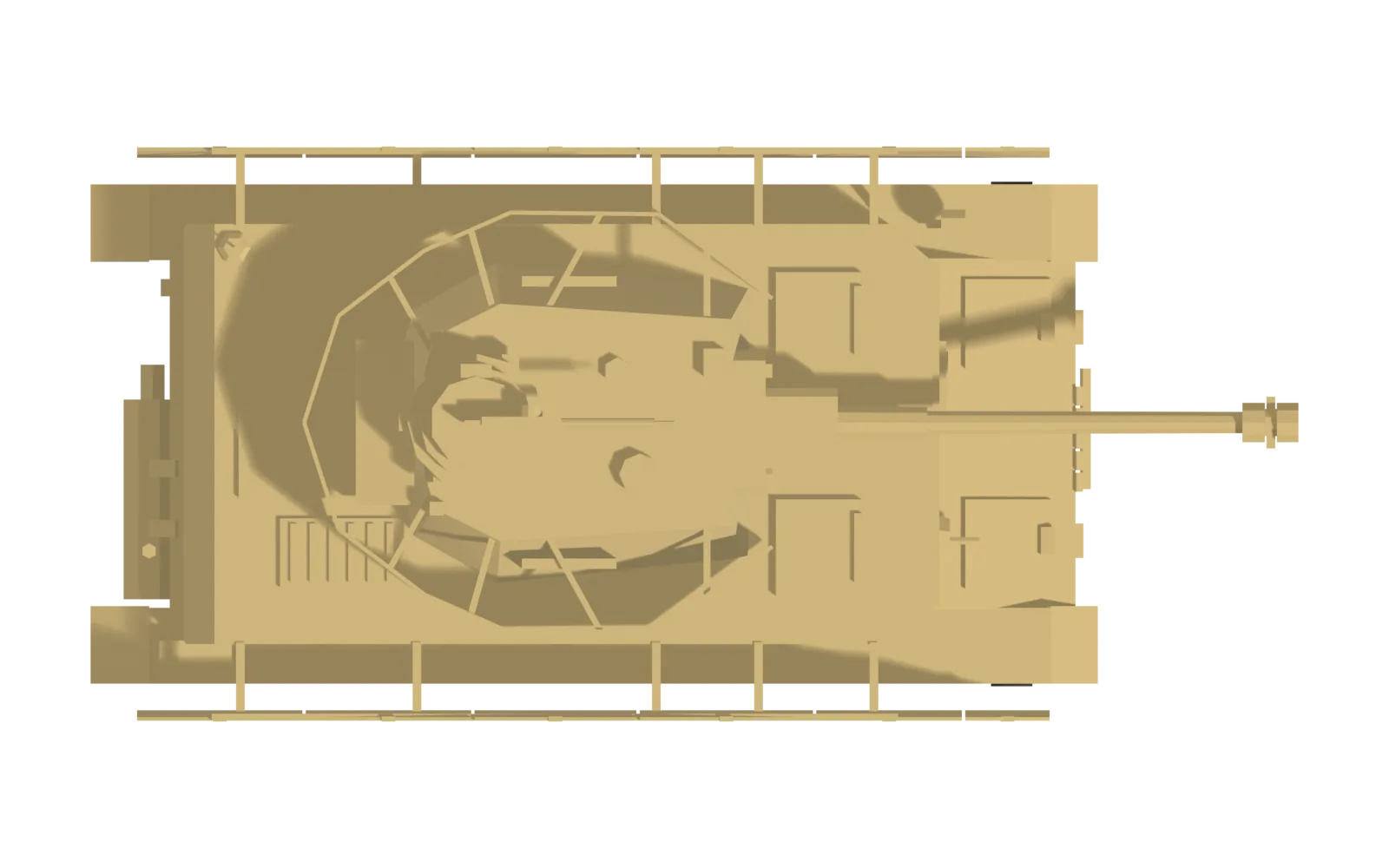 Panzer IV Ausf. H, top