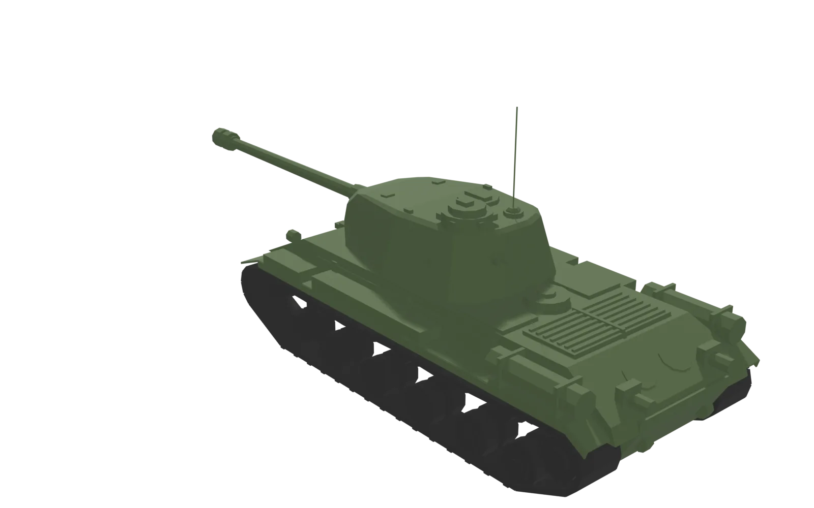 IS-2, rear three-quarter