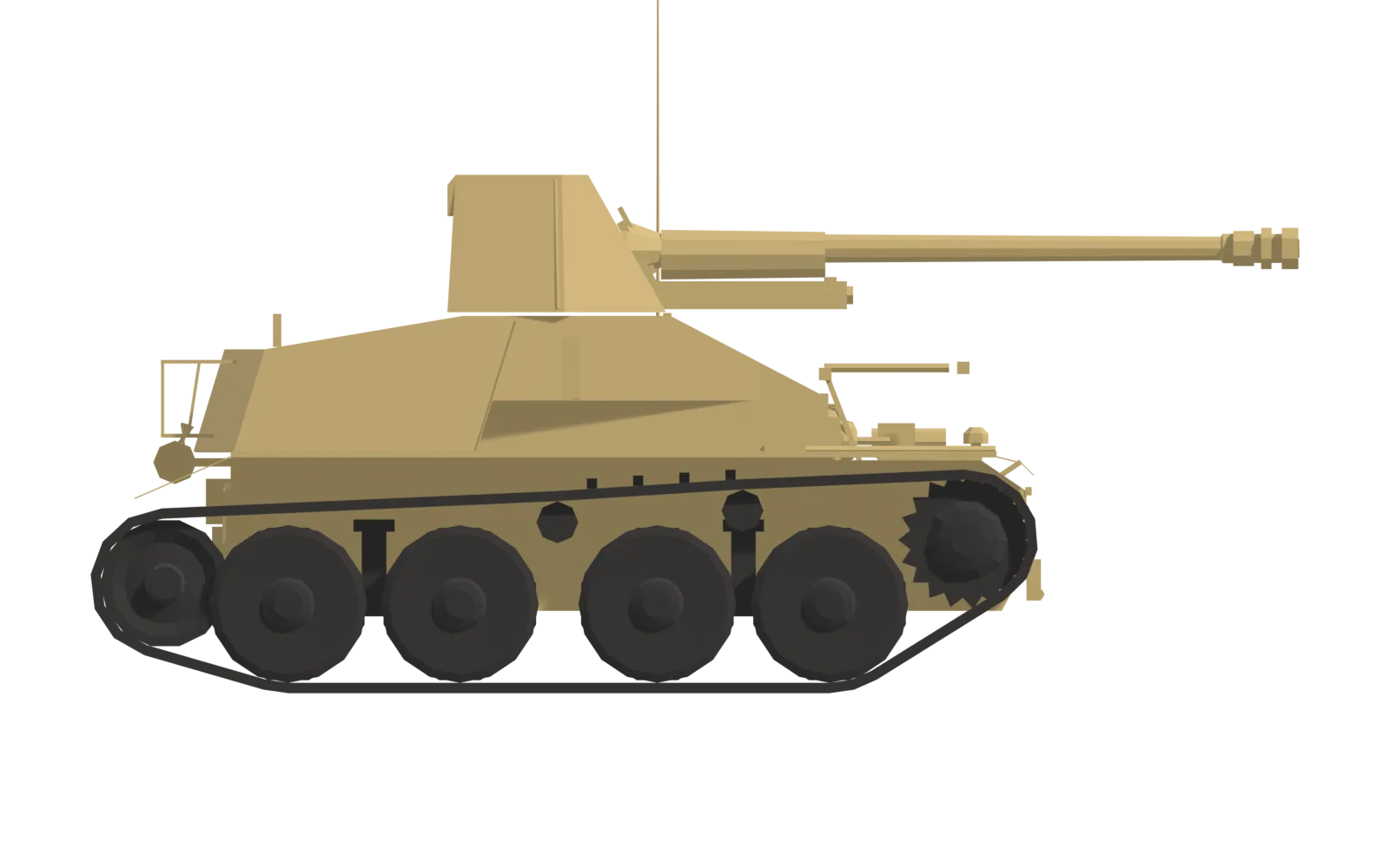 Marder III, side
