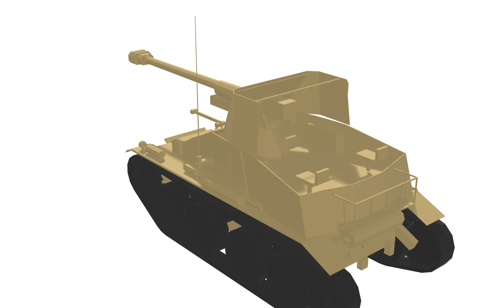 Marder III, rear three-quarter