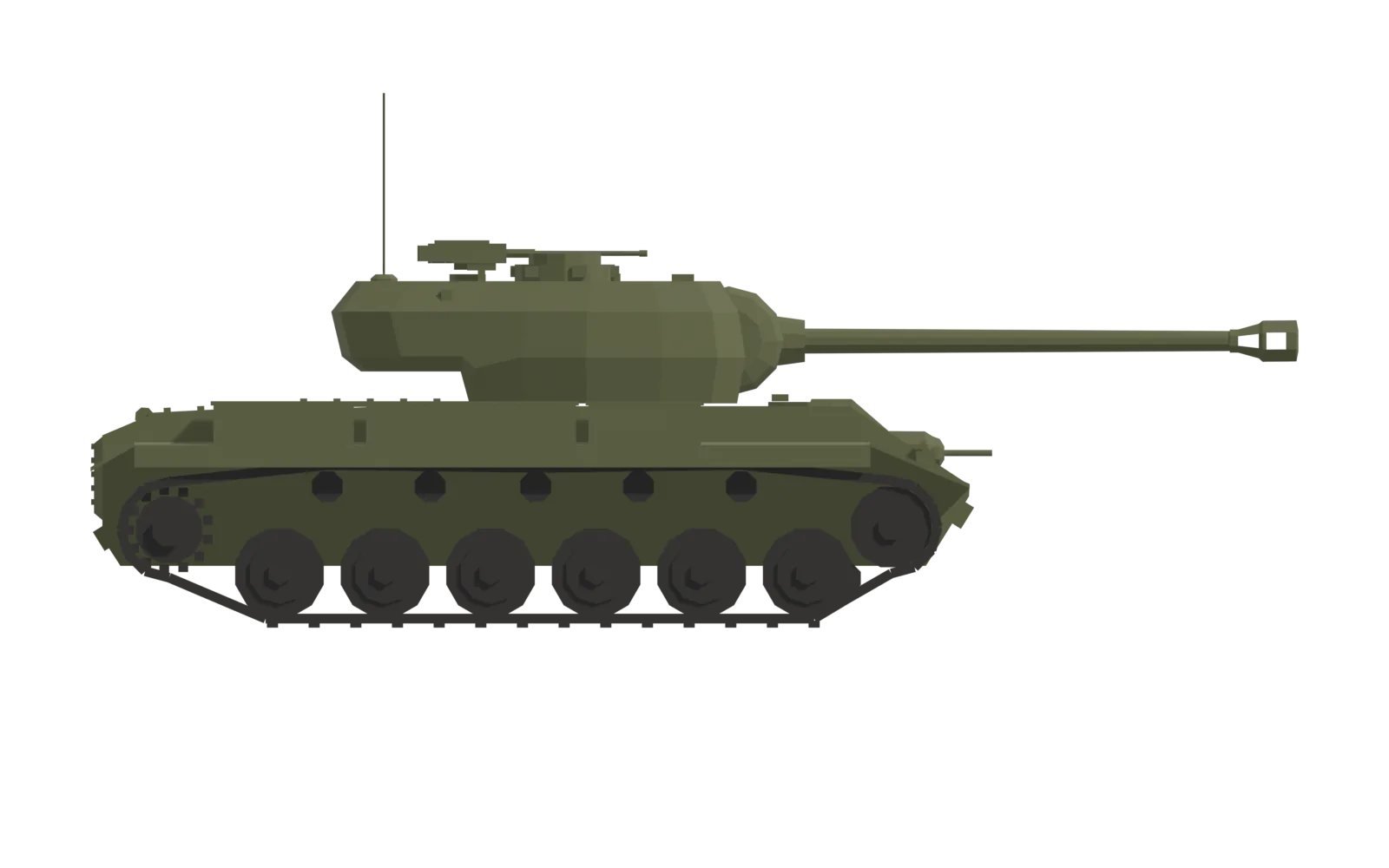 M26 Pershing, side