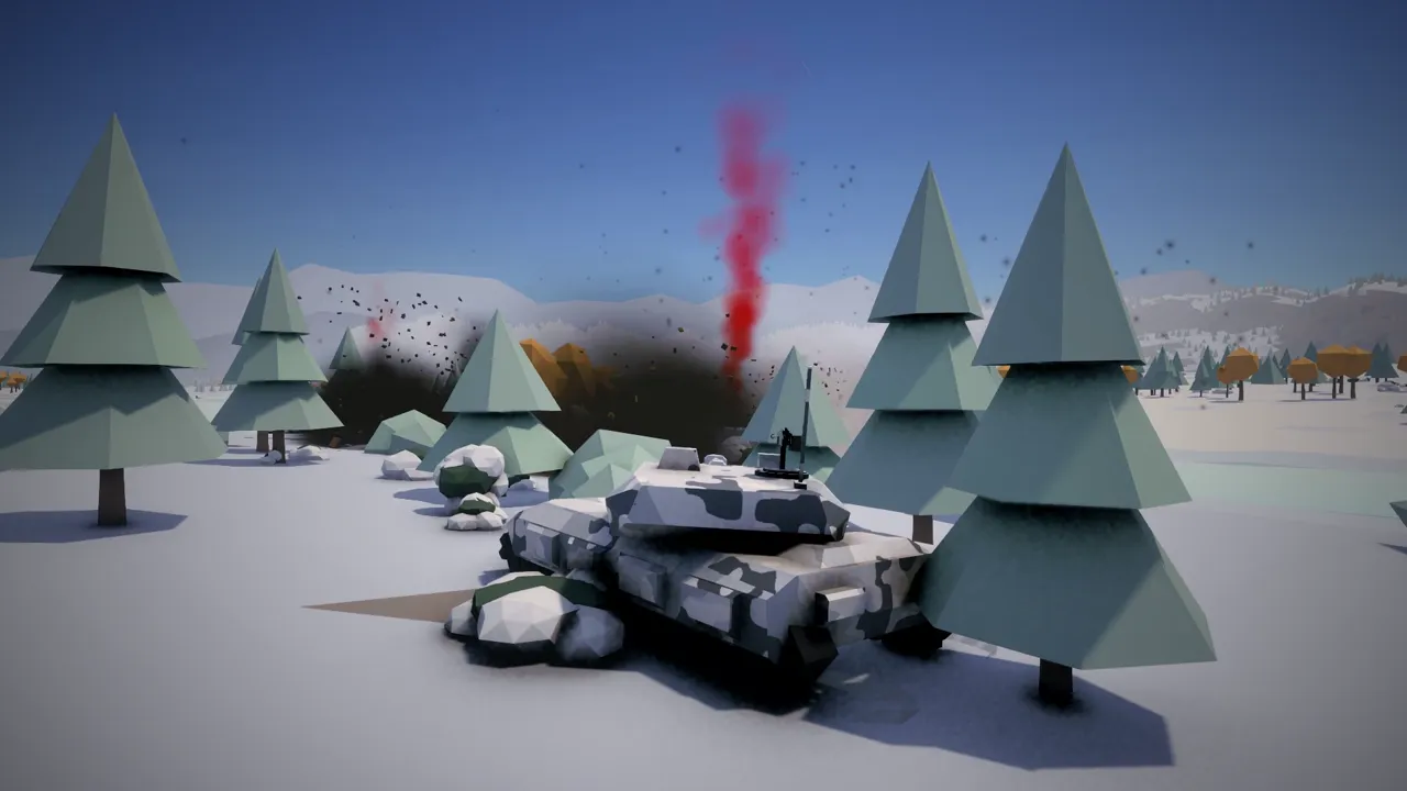 Armor Heads: tanks fighting through a ruined town