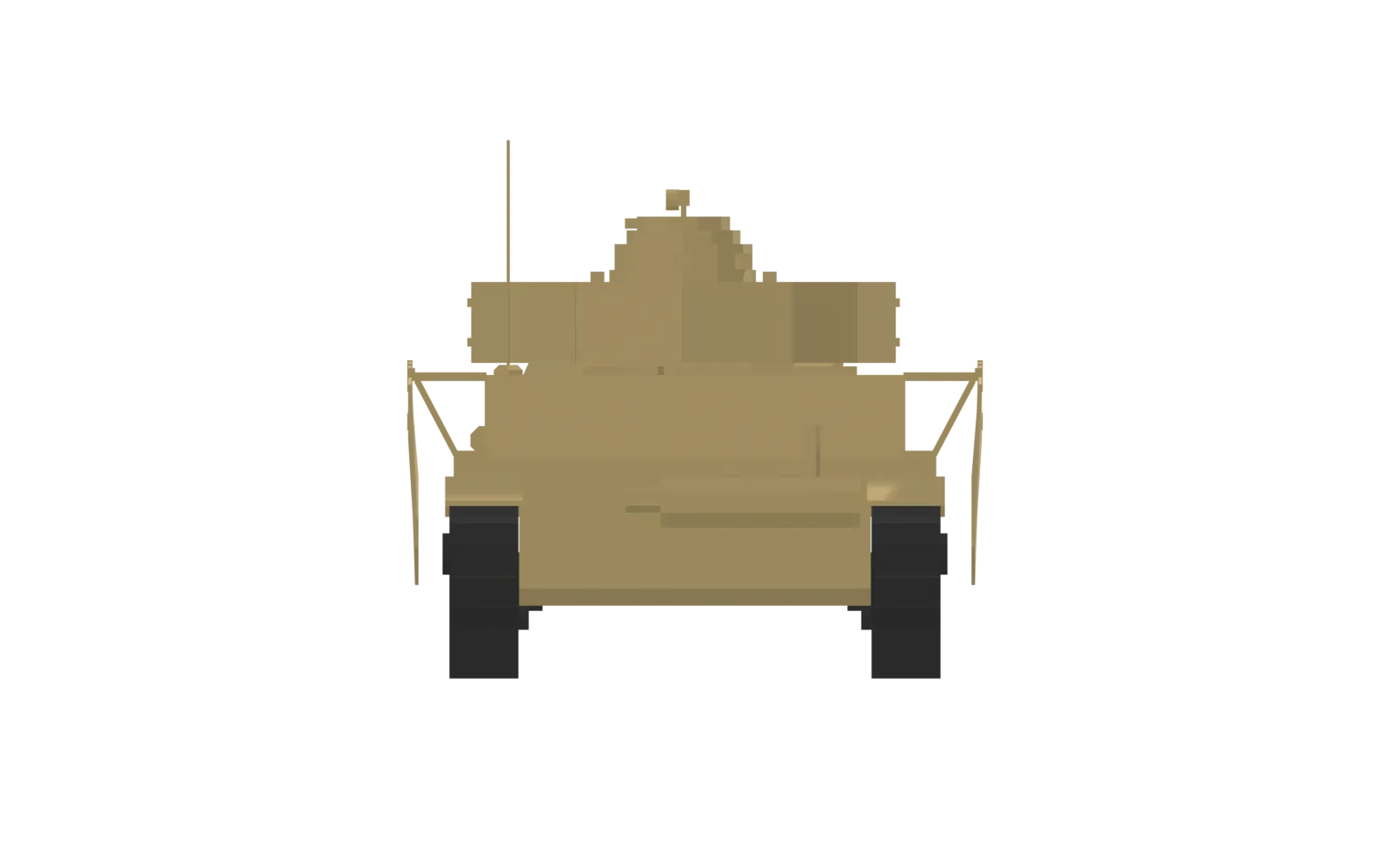 Panzer IV Ausf. H, rear